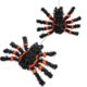 thumbnail image 1 of Halloween Hanging Spider Decor with Black Plastic Garland for Indoor Outdoor Decoration Create Frightening Atmosphere 2Pcs, 1 of 5