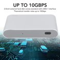 thumbnail image 2 of Funda de disco duro externa EVGATSAUTO USB 3.1 de 2,5 pulgadas a 10 Gbps, 2 of 9