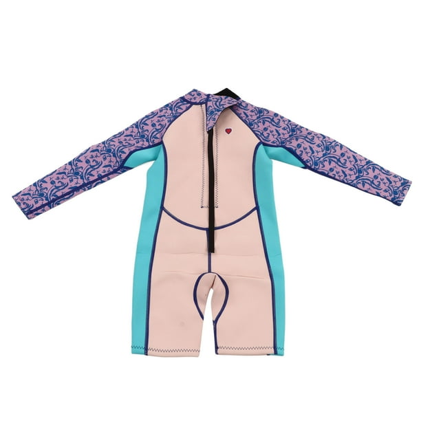 Pantalones cortos de manga larga para niños, traje de neopreno de 2,5 MM, traje de baño de surf de invierno para niños pequeños, talla 10