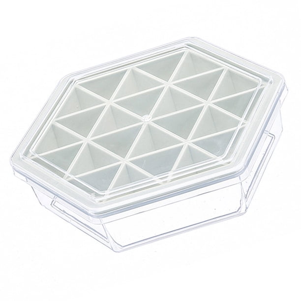 Molde para cubitos de hielo Bearachild bandeja hexagonal plástico Cocina y Comedor Verde