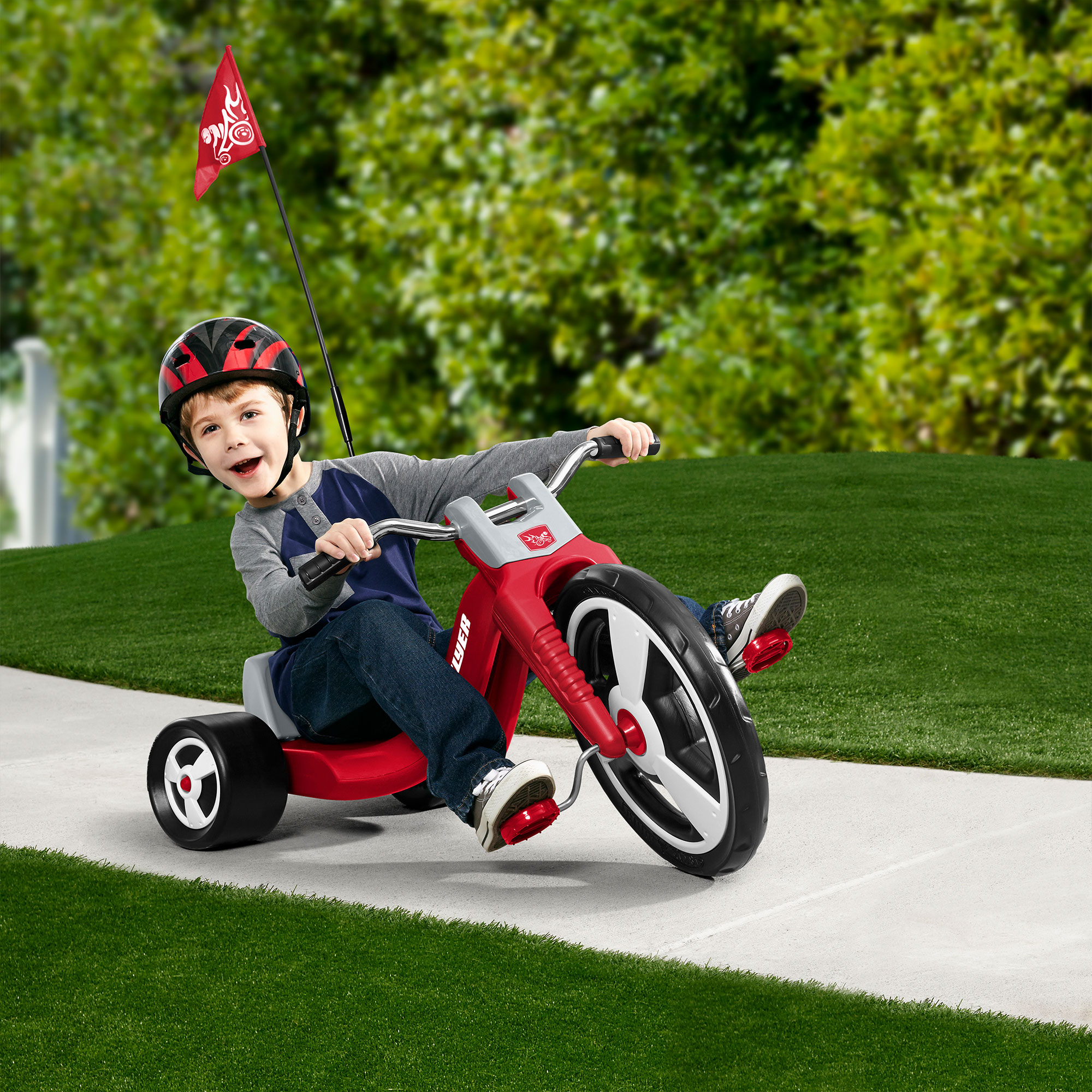 Radio Flyer Big Flyer Sport Tricycle, Red photo 7