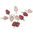 thumbnail image 3 of 10 piezas de encantadores colgantes con forma , selección de cereza / sandía / fresa, aleación colgante ajuste europeo, ,3 BLESIY Colgante de fresa DIY Craft, 3 of 8