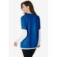 thumbnail image 3 of Woman Within Women's Plus Size Layered-Look Crewneck Tee, 3 of 6