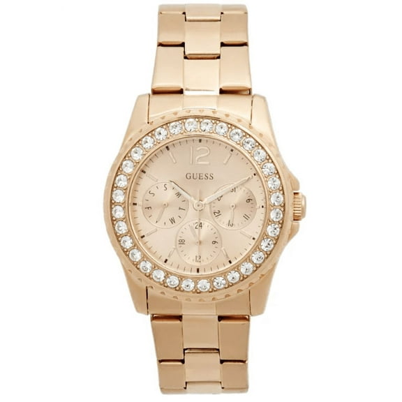 GUESS Rose Gold-Tone Multifunction Watch U12005L2
