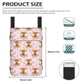 thumbnail image 7 of COEQINE Cow Print Crutch Bag Highland Cow Large Capacity Crutch Storage Bag Medical Crutch Accessories Water-Resistant Walking Cane Pouch Gifts for Friends Family, 7 of 7
