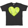 thumbnail image 3 of Inktastic Tennis Ball in Heart T-Shirt, 3 of 5
