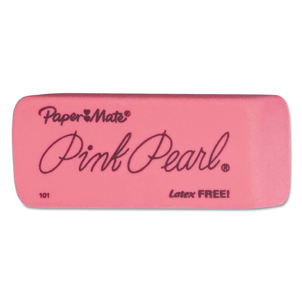 Paper Mate Pink Pearl Eraser, Large, 12pk. Pack of 2