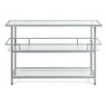 thumbnail image 1 of Studio Designs Portico Home Bar Table Chrome - Clear Glass, 1 of 3