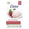Dove Beauty Bar Gentle Skin Cleanser Rejuvenating More Moisturizing Than Bar Soap For Softer and Smoother Skin 3.75 oz, 6 Bars