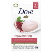 Dove Beauty Bar Pomegranate and Lemon Verbena 3.75 oz 6 Bars