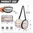 thumbnail image 5 of SEANATIVE Colorful Butterfly Round Paper Towel Bag Portable Paper Towel Holder for Office Bathroom Washable Toilet Paper Protector with Zipper Hanging Paper Towel Dispenser Cover, 5 of 7