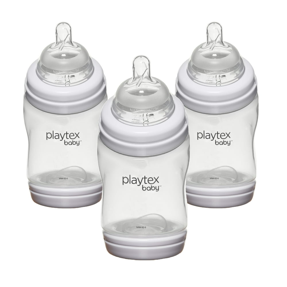 Playtex Baby Ventaire Complete Tummy Comfort Baby Bottles, 6 oz, 3 pk