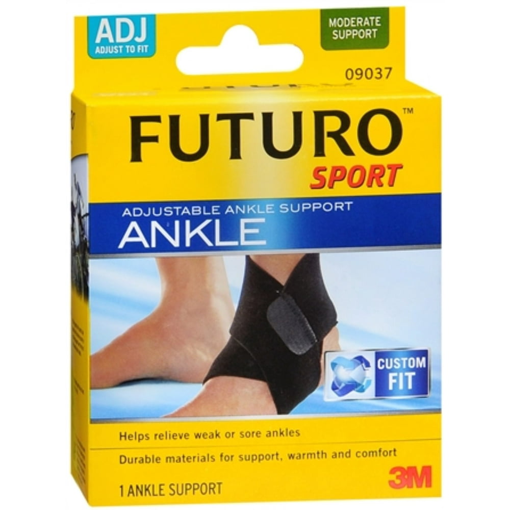 FUTURO Sport Ankle Support, Adjustable 1 ea (Pack of 2) - Walmart.com ...