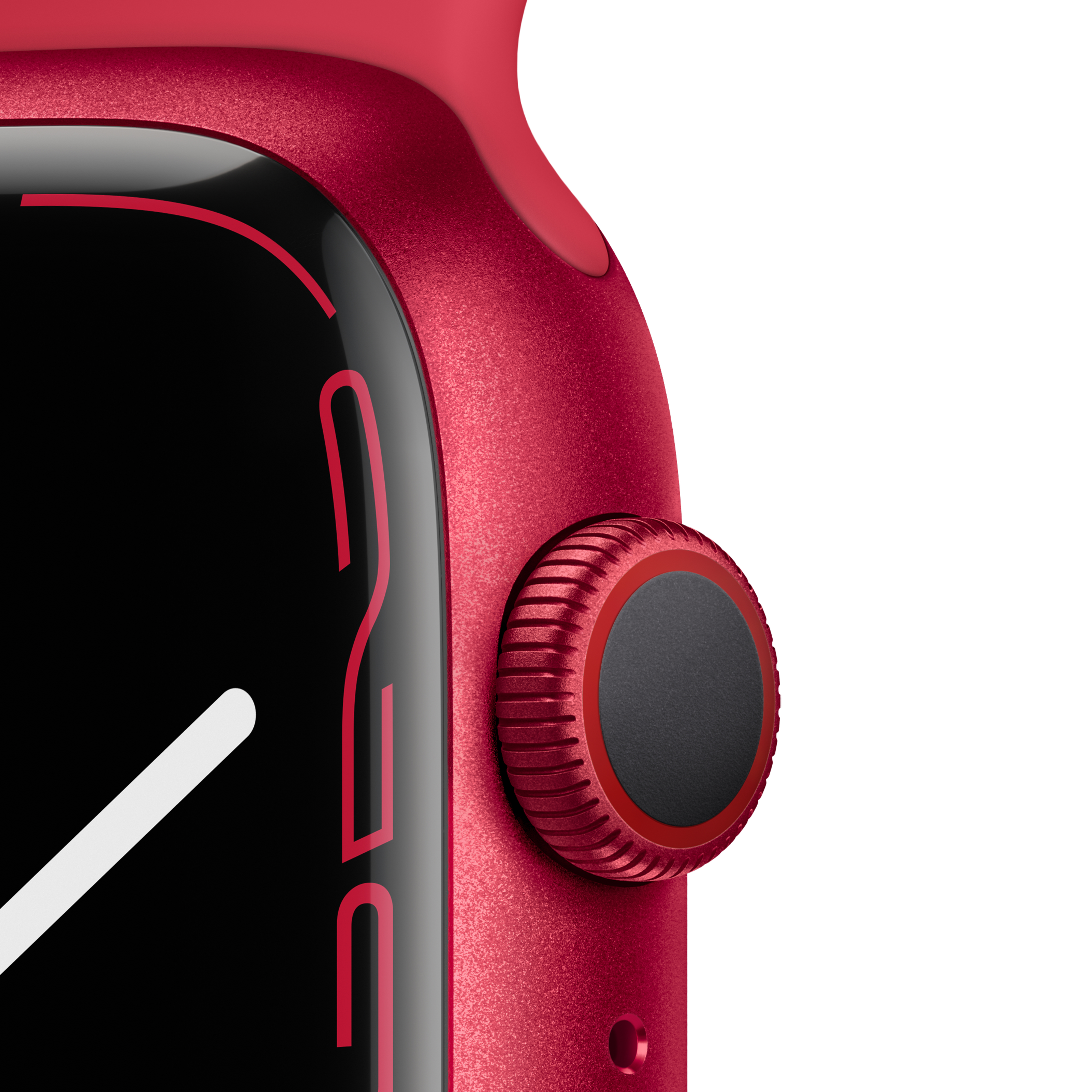 Apple Watch Series 7 GPS + Cellular, 45mm (PRODUCT)RED Aluminum Case with (PRODUCT)RED Sport Band - Regular - image 2 of 7