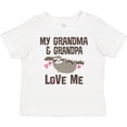 thumbnail image 3 of Inktastic Grandma and Grandpa Love Me Sloth Girls Toddler T-Shirt, 3 of 5
