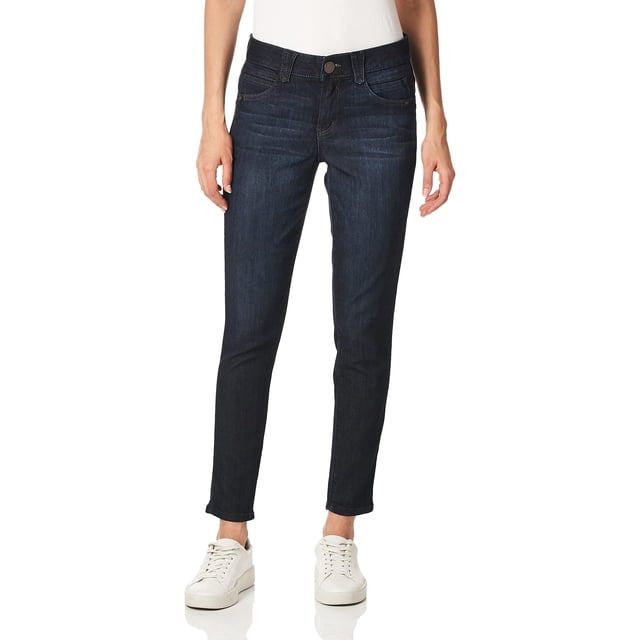 Democracy Women's Plus-Size Ab Solution Straight Leg Jean, Indigo, 24W