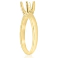 thumbnail image 4 of Pompeii Yellow Gold 14K Solitaire Semi Mount Engagement Ring (,), 4 of 4