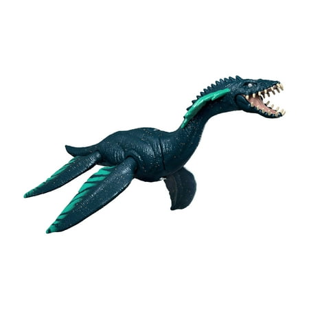 Jurassic World Frenzy Pack Plesiosaurus Dinosaur Figure, Authentic Toy, Digital Play