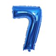 thumbnail image 5 of 1 globo azul de 7º cumpleaños - Globo numérico de 32 pulgadas - Kit de decoración de cumpleaños para niño - Decoración de feliz cumpleaños - Globo de feliz cumpleaños - Moscas con helio, 5 of 5