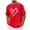 Red, variant on hotojiny Men Valentine's Day Shirt Lightweight Crew Neck Fashion T-Shirts Heart Graphic Short Sleeve Tee Summer Tops