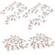 thumbnail image 4 of Botones de madera Arco Iris Ticfox 200 Piezas Accesorios de Decoración Pintados DIY, 4 of 14