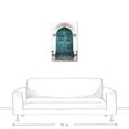 thumbnail image 3 of Creative Products Ornate Marble Teal Door 20 x 30 Canvas Wall Art, 3 of 5