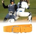 thumbnail image 6 of Baseball Belt Softball Belt Adjustable Unisex Waist Band Flexible Stylish Accessory Dry Comfortable to Wear Yellow, 6 of 9