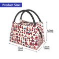 thumbnail image 2 of Balery Rocket Pattern Bolsa de Aislamiento Portátil – Bolsa de Almuerzo con Forro de Aluminio Mejorado, Funda Impermeable y Fácil de Limpiar para Picnic y Caja de Almuerzo, 2 of 6