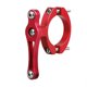 thumbnail image 1 of Adaptador Bicicleta Botella de agua Jaula MTB Rack Asiento Montaje (Doble tornillo) Rojo JShteea Accesorios para bicicletas, 1 of 8