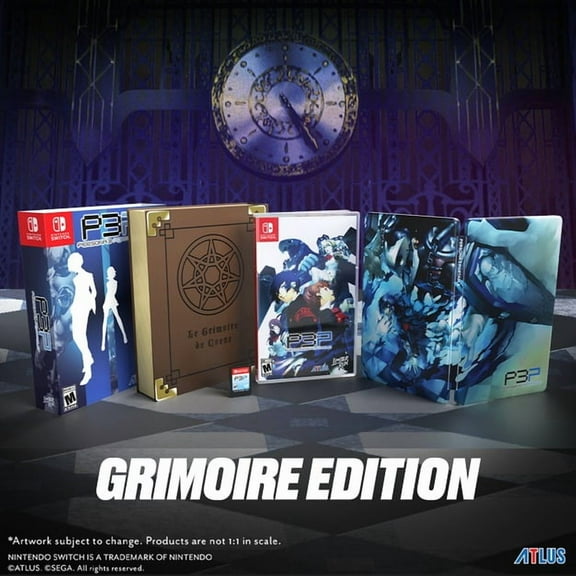 Persona 3 Portable GRIMOIRE EDITION New NINTENDO SWITCH Game Limited Run LRG
