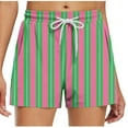 thumbnail image 2 of Womens Shorts Casual Sevevn Women's Fashion High Waist Non Stretch Printed Casual Shorts Summer Shorts For Women, 2 of 5