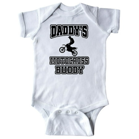 

Inktastic Daddys Motocross Buddy Gift Baby Boy or Baby Girl Bodysuit