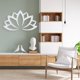 thumbnail image 5 of Decoración de pared colgante 3D de acero inoxidable,Escultura de pared Hogar Dormitorio Sa de estar,pared esculturas flor fondo decoracioneYard Patio Colco Arte de pared de loto, 5 of 5