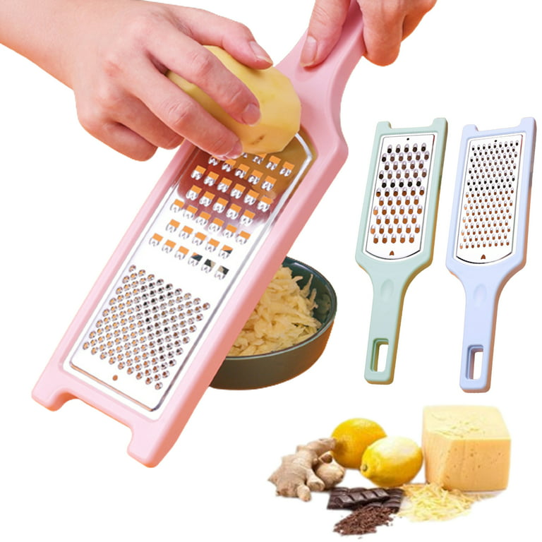  Cheese Grater with Handle, Parmesan Cheese Grater, Handheld  Rotary Cheese Grater, Olive Garden Cheese Grater with 2 Stainless Steel  Drums for Hard Cheese, Nuts, Chocolate White: Home & Kitchen