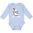 thumbnail image 3 of Inktastic New to the Herd Cute Cow Boys or Girls Long Sleeve Baby Bodysuit, 3 of 5