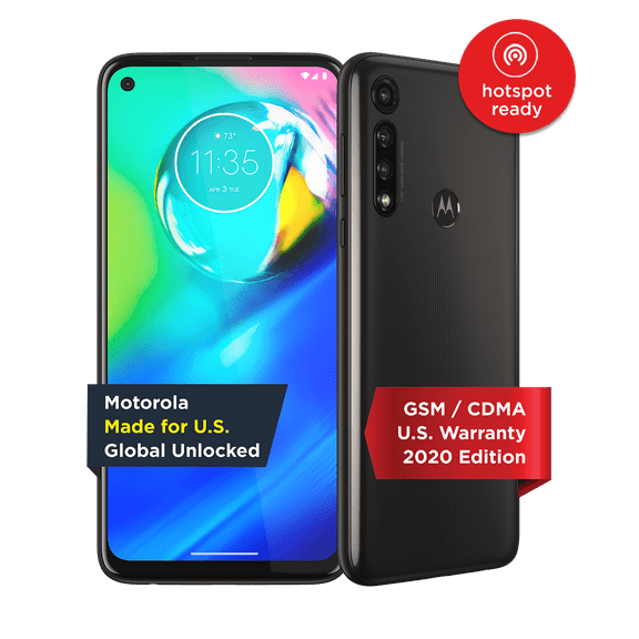 Moto G Power (2020) – Unlocked Smartphone – 64GB – Smoke Black (US Warranty)