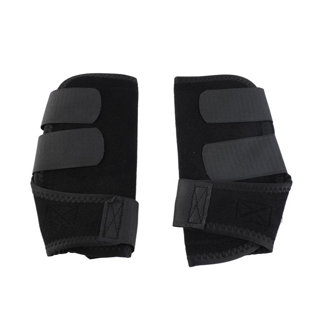 Bottes de Cheval, 1 Paire de Bottes de Tendon de Cheval, Bottes de Protection pour Saut, Randonnée, Ensemble de Bottes de Sport Ajustables et Respirantes pour Absorption des Chocs chez les Chevaux