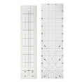 thumbnail image 2 of Gupbes Multifunction Measuring Tool, Transparent Drafting Ruler, Plastic 2Pcs Quilting Ruler, For Drawing Quilting Seam Allowance Measurement, 2 of 8
