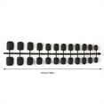 thumbnail image 3 of 24 Pcs Ongles Postiches en Forme de Cercueil Givrés Bricolage Exquis en Acrylique Manucure Française Ongles Style Français Roman Gracieux Personnalité Ongle en Acrylique pour Amateurs de Manucure 2 Rouge, 3 of 5
