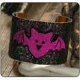 thumbnail image 7 of Monebena 1 Pcs Halloween Bracelet For Women Spooky Pumpkin Skull Bat Originality Cuff Halloween Bracelets Adjustable Open Party Fashion Gifts Jewelry M01, 7 of 7
