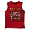 Energy Zone Boys Red Never Back Down Athletic Shirt Muscle Tee Tank Top