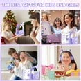 thumbnail image 6 of QearFun Kids Wireless Headphones,Cat Ear Headphones with LED Lights for Kids/Boys/Girls/Toddler, 2 in 1 Childrens Bluetooth/Wired Headphones Foldable with Mic for Phone/Tablet/Laptop,Purple, 6 of 7