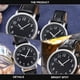 thumbnail image 3 of relojes de pulsera de cuero para parejas, relojes de moda, relojes de ocio duraderos., 3 of 5