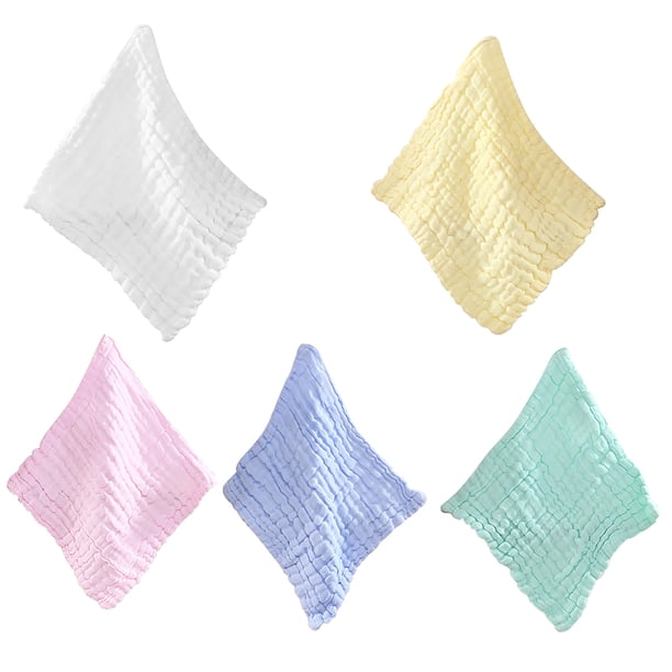Bewildely 1 toalla de algodón absorbente para bebé, babero para Saliva, babero portátil para alimentación infantil, toalla para de cara, toalla Suministros de limpieza para el hogar No.06 Bewildely HA004670-06