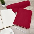 thumbnail image 4 of DIY Imitation Linen Fabric with Paper Back for Book Binding Velvet box Making Dark Red 300x1300mm, 4 of 9
