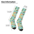 thumbnail image 2 of Gaeub Chaussettes Design Imprimé Ananas Mignons Chaussettes Hautes Extensibles pour Hommes Femmes Adolescents, Chaussettes de Softball Soccer pour Randonnée, Sport, 2 of 6