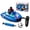 Blue, variant on Funtogether Toys Inflatable RC Boats Air Cushion Water Soccer Boats with 2 Mini Footballs and Air Pump 2.4GHz 2 Pack
