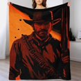 thumbnail image 2 of Redemption Couverture Douce et Moelleuse - Couverture Imprimée 3D Arthur Morgan, Cadeau pour Fils, 2 of 8