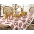 thumbnail image 2 of Fennco Styles Holiday Decor Red Snowflake Print Table Placemats -14"x20" (Set of 4), 2 of 3