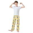 thumbnail image 2 of FORMRS Boys Pajama Pants with Pockets Size 6-8Y Kids Lounge Sleep Bottoms, Pineapple Love, 2 of 8